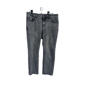 Cabi Relaxed Fit Jeans Womens Size 6 Black 100% BF Boyfriend Stonewashed